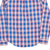 ORIGINAL PENGUIN Mens Shirt Blue Check Long Sleeve M