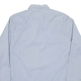 TED BAKER Mens Plain Shirt Blue Long Sleeve XL