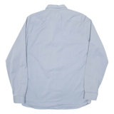 TED BAKER Mens Plain Shirt Blue Long Sleeve XL