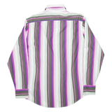 TED BAKER Mens Shirt Green Striped Long Sleeve L