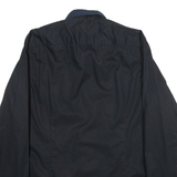 TED BAKER Mens Plain Shirt Black Long Sleeve S