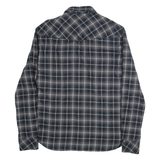 DIESEL Mens Shirt Black Check Long Sleeve L