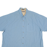 WRANGLER Mens Shirt Blue Check 2XL