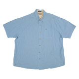WRANGLER Mens Shirt Blue Check 2XL