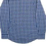 TOMMY HILFIGER New York Fit Mens Shirt Blue Gingham Long Sleeve M