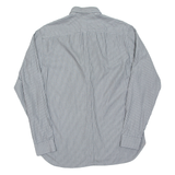 BEN SHERMAN Mens Shirt Grey Striped Long Sleeve M