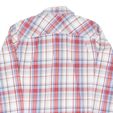 TOMMY HILFIGER Denim Mens Shirt Red Check Long Sleeve L
