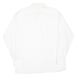 PIERRE CARDIN Mens Plain Shirt White Long Sleeve XL