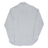 TIMBERLAND Mens Shirt Grey Striped Long Sleeve L