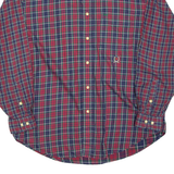 TOMMY HILFIGER Mens Shirt Red Check Long Sleeve M