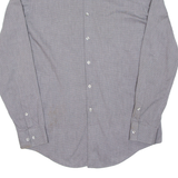 DKNY Mens Shirt Grey Long Sleeve M