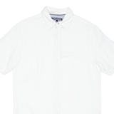 TOMMY HILFIGER Mens Plain Shirt White S