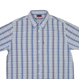 LEVI'S Mens Shirt Blue Check L