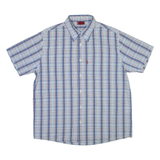 LEVI'S Mens Shirt Blue Check L
