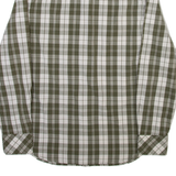 DIESEL Mens Shirt Green Check Long Sleeve M