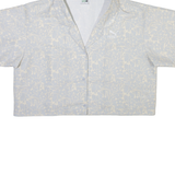 PUMA Cropped Womens Shirt Grey Floral L