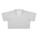 PUMA Cropped Womens Shirt Grey Floral L