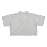 PUMA Cropped Womens Shirt Grey Floral L