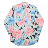 MAGI Womens Shirt Pink Floral Long Sleeve L