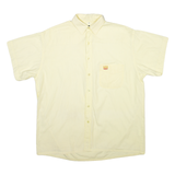 RIFLE Mens Plain Shirt Yellow M