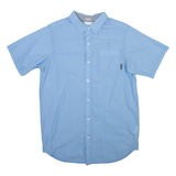 COLUMBIA Mens Plain Shirt Blue S