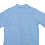 COLUMBIA Mens Plain Shirt Blue S