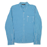 CARHARTT Mens Shirt Blue Gingham Long Sleeve M