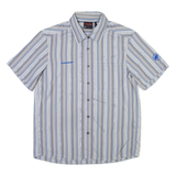 MAMMUT Mens Shirt Blue Striped L