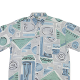 EXPRESS WEAR Mens Shirt Grey Geometric S