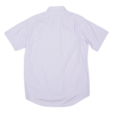 LACOSTE Mens Shirt Purple Striped M