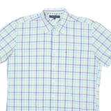 TOMMY HILFIGER Mens Shirt White Check L
