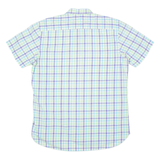 TOMMY HILFIGER Mens Shirt White Check L