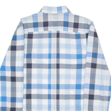 BOSS Extreme Slim Fit Mens Shirt Blue Plaid Long Sleeve M