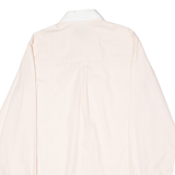 HUGO Mens Formal Shirt Pink Diamond Long Sleeve M