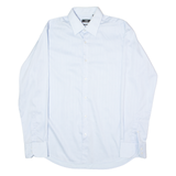 BOSS Enzo Mens Formal Shirt Blue Long Sleeve L