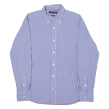 TOMMY HILFIGER Mens Shirt Blue Gingham Long Sleeve M