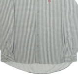 LEE COOPER Mens Shirt Grey Geometric Long Sleeve XL