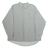 LEE COOPER Mens Shirt Grey Geometric Long Sleeve XL