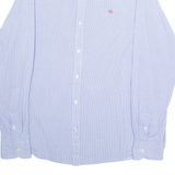 NAPAPIJRI Urban Fit Mens Shirt Blue Gingham Long Sleeve L