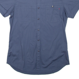 REPLAY Mens Plain Shirt Blue S