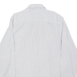 TIMBERLAND Mens Shirt Black Striped Long Sleeve L