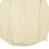 TOMMY HILFIGER Mens Plain Shirt Beige Long Sleeve XL