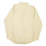 TOMMY HILFIGER Mens Plain Shirt Beige Long Sleeve XL