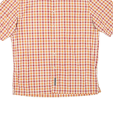 TIMBERLAND Mens Shirt Orange Check L