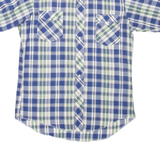 WRANGLER Cowboy Cut Mens Shirt Blue Check S