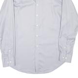 CALVIN KLEIN Slim Fit Mens Plain Shirt Grey Long Sleeve L
