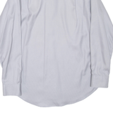 CALVIN KLEIN Slim Fit Mens Plain Shirt Grey Long Sleeve L