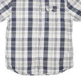 LEVI'S Mens Shirt White 90s Check L