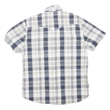 LEVI'S Mens Shirt White 90s Check L