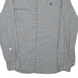 TIMBERLAND Mens Shirt Grey Check Long Sleeve XL